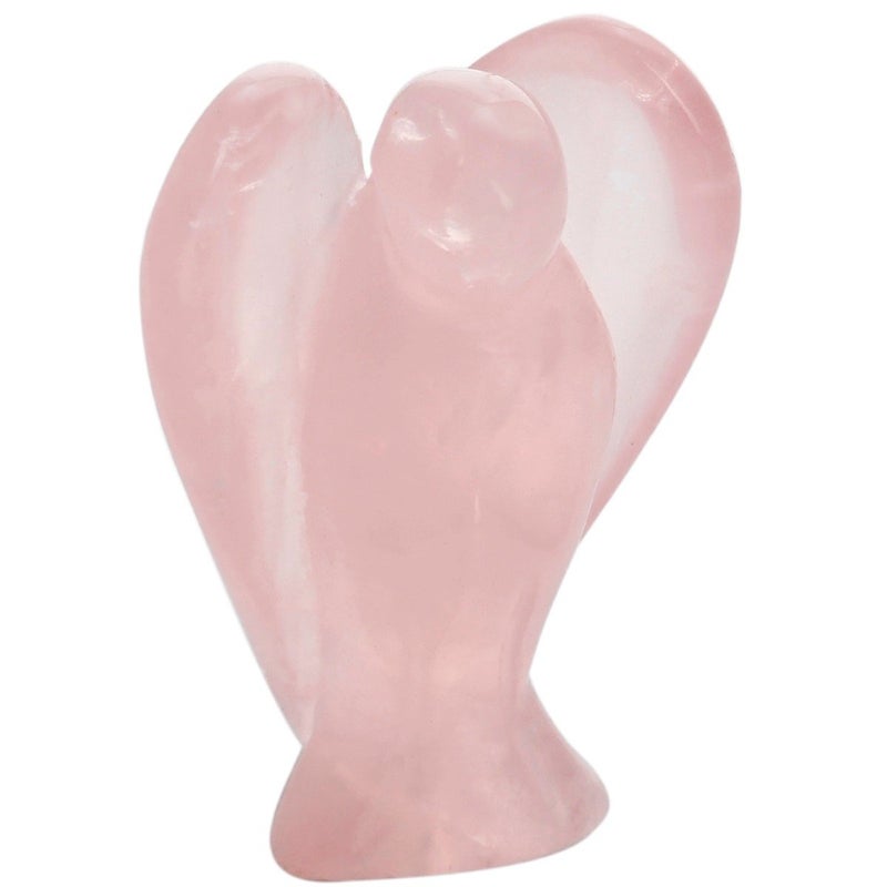 Rockcloud Healing Crystal Gemstone Carved Pocket Crystal Guardian Angel Figurines 1.5 inch - Image 4